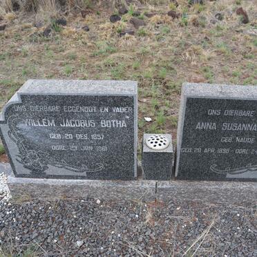 BOTHA Willem Jacobus 1897-1961 & Anna Susanna NAUDE 1898-1973