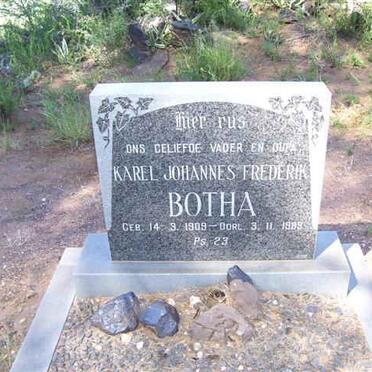 BOTHA Karel Johannes Frederik 1909-1989