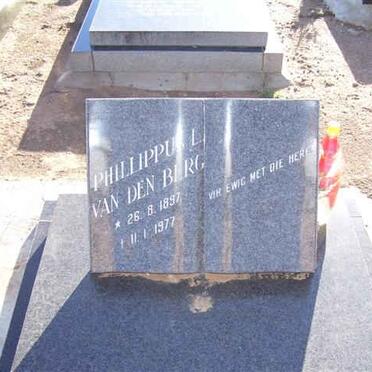 BERG Phillippus L., van den 1897-1977