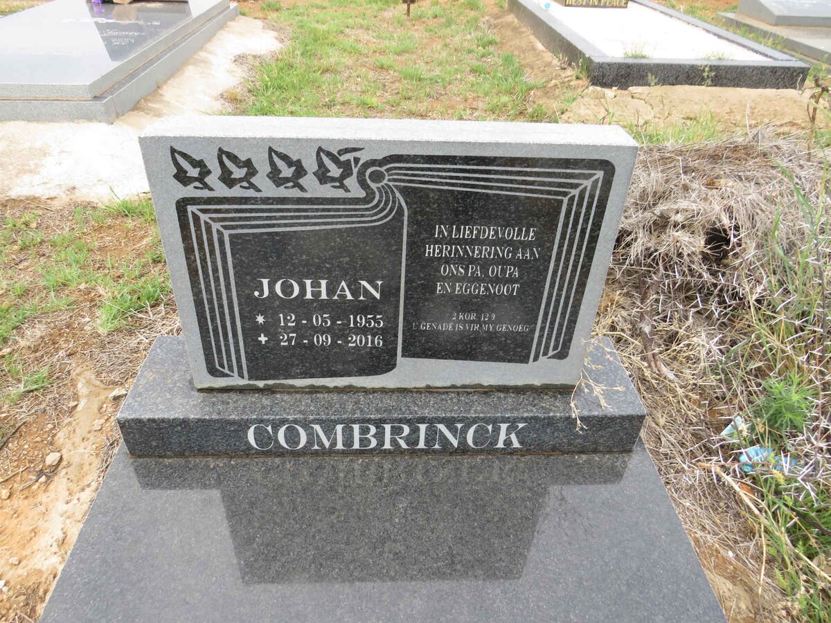 COMBRINCK Johan 1955-2016
