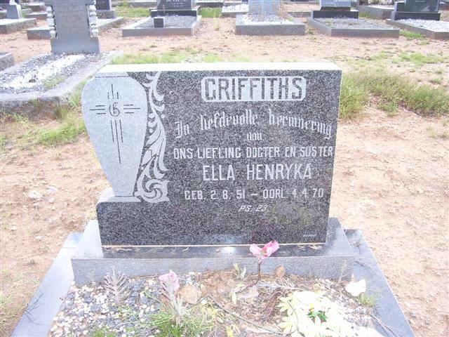 GRIFFITHS Ella Henryka 1951-1970