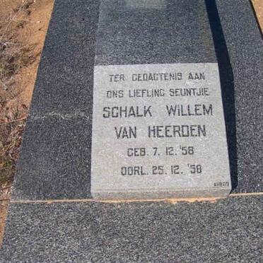 HEERDEN Schalk Willem, van 1958-1958