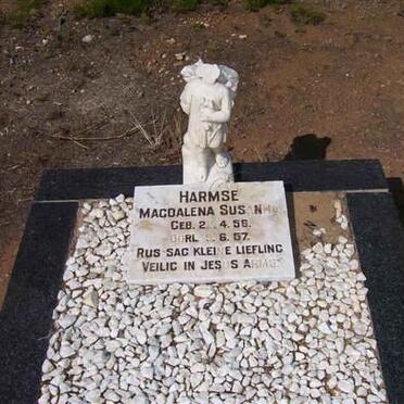 HARMSE Magdalena Susanna 1956-1957