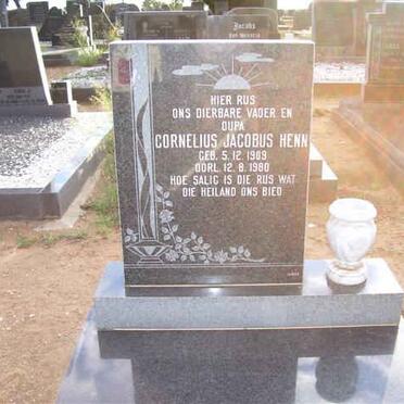 HENN Cornelius Jacobus 1909-1980