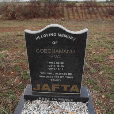 JAFTA Gobonamang Eva 1962-2019