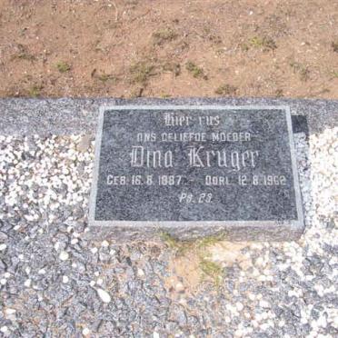 KRUGER Dina 1887-1962