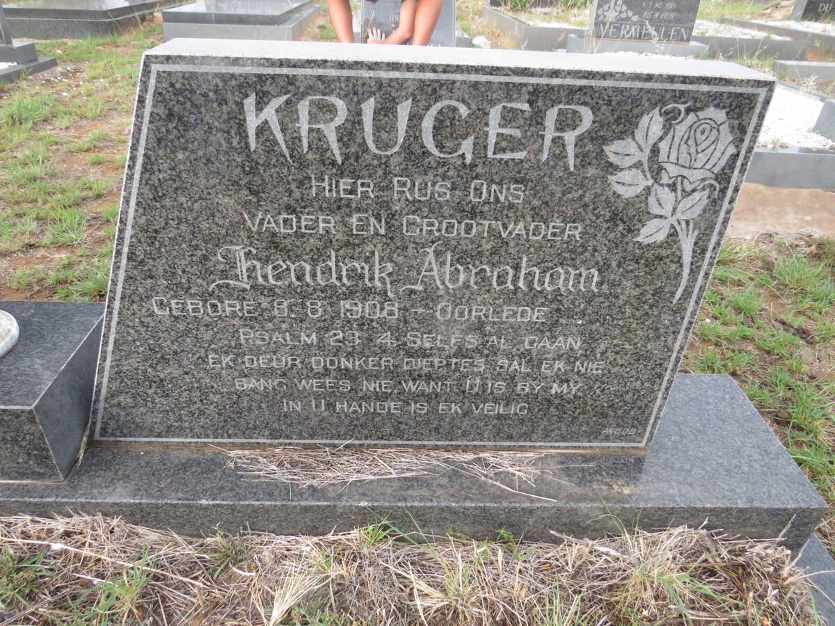 KRUGER Hendrik Abraham 1908-2000 &amp; Johanna Cecilia BOTHA 1911-1987 _2