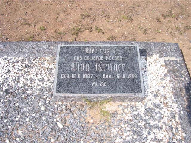 KRUGER Dina 1887-1962