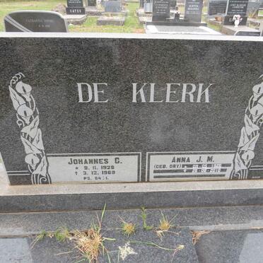 KLERK Johannes C., de 1928-1969 & Anna J.M. DRY 1926-2010_1