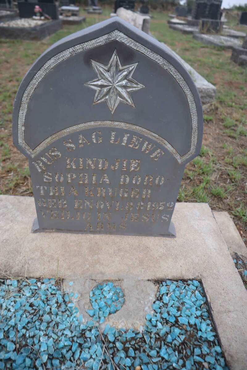 KRUGER Sophia Dorothia 1952-1952