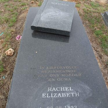 MARAIS Rachel Elizabeth 1932-2005