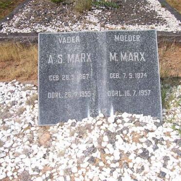 MARX A.S. 1867-1955 &amp; M. 1874-1957