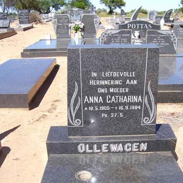 OLLEWAGEN Anna Catharina 1905-1984