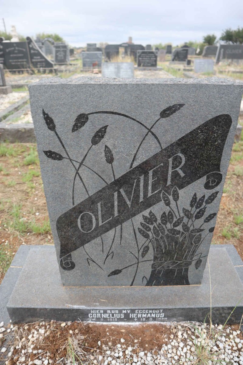 OLIVIER Cornelius Hermanus 1918-1968