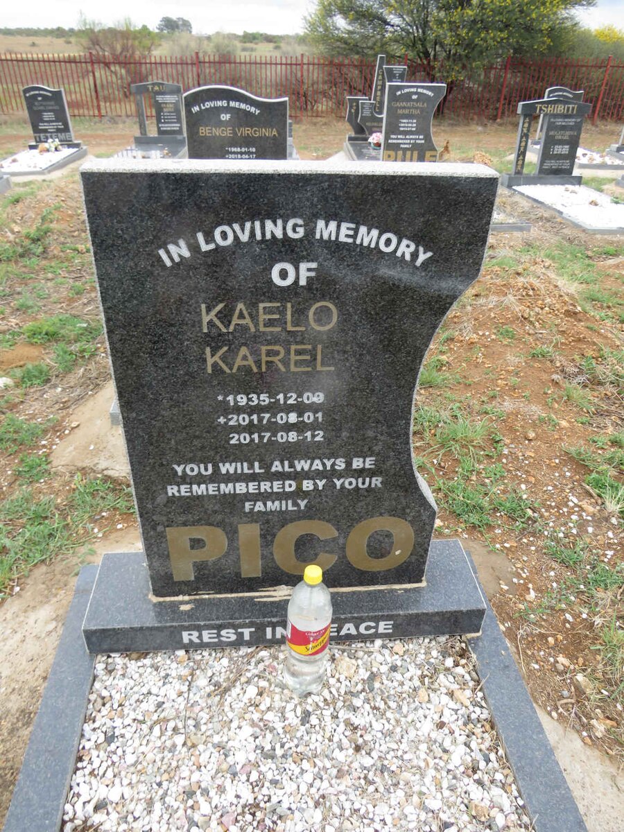 PICO Kaelo Karel 1935-2017