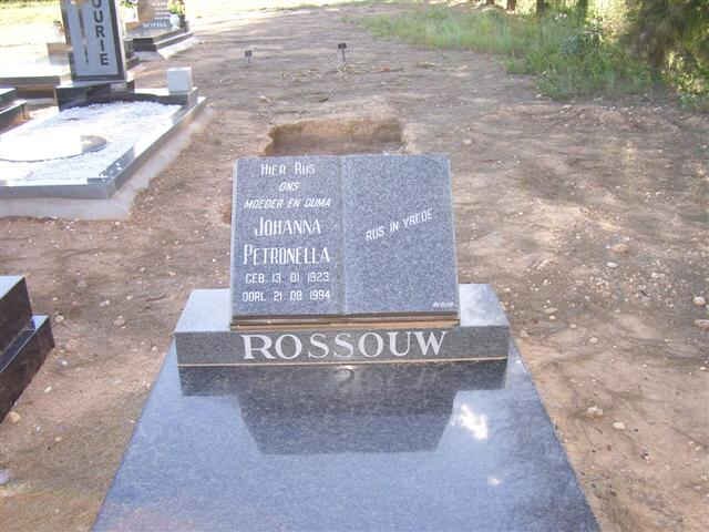 ROSSOUW Johanna Petronella 1923-1994