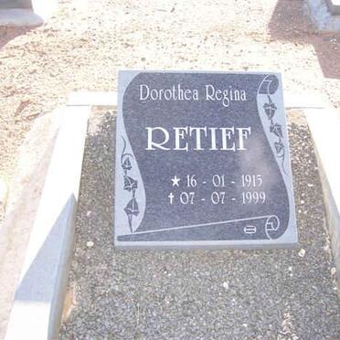 RETIEF Dorothea Regina 1915-1999
