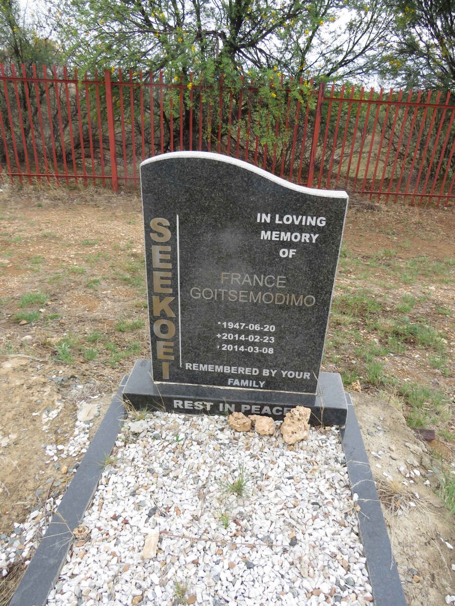 SEEKOEI France Goitsemodimo 1947-2014