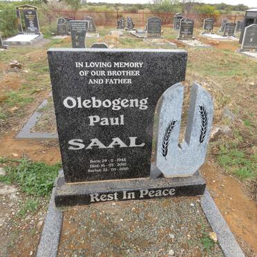 SAAL Olebogeng Paul 1948-2010