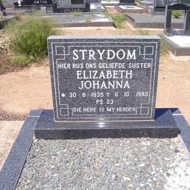 STRYDOM Elizabeth Johanna 1935-1993