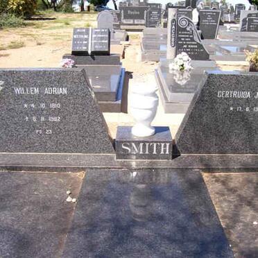 SMITH Willem Adrian 1910-1982 &amp; Gertruida Jacoba 1916-??