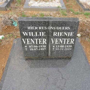 VENTER Willie 1930-1997 & Rienie 1939-2019