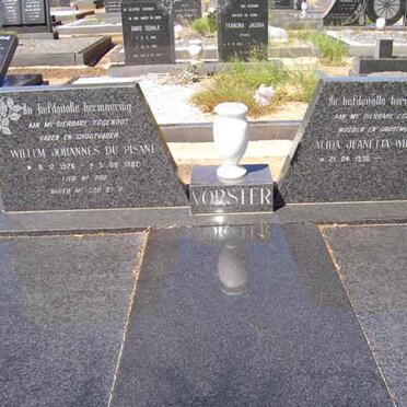 VORSTER Willem Johannes Du Pisani 1926-1982 & Alida Jeanetta Wilhelmina 1930- _1