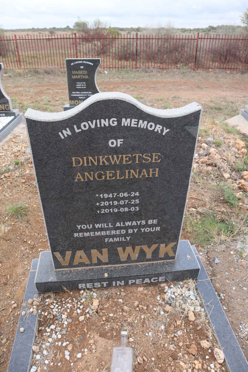 WYK Dinkwetse Angelinah, van 1947-2019