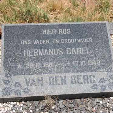 BERG Hermanus Carel, van den 1881-1948