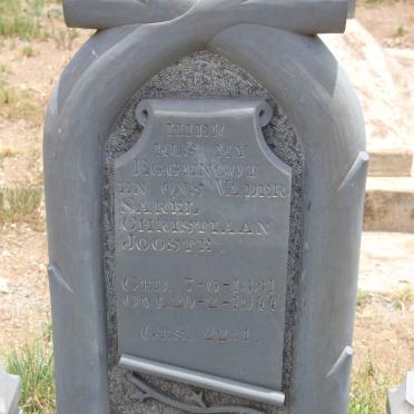 JOOSTE Sarel Christiaan 1881-1944