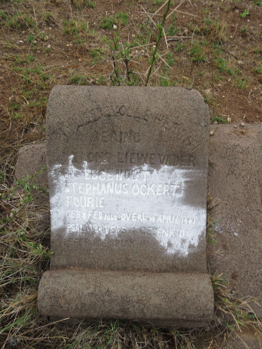 FOURIE Stephanus Ockert 1868-1941