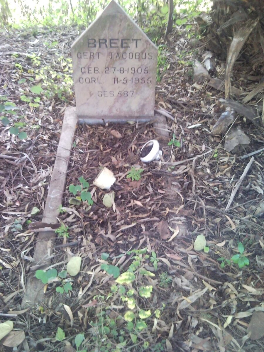 BREET Gert Jacobus 1905-1955