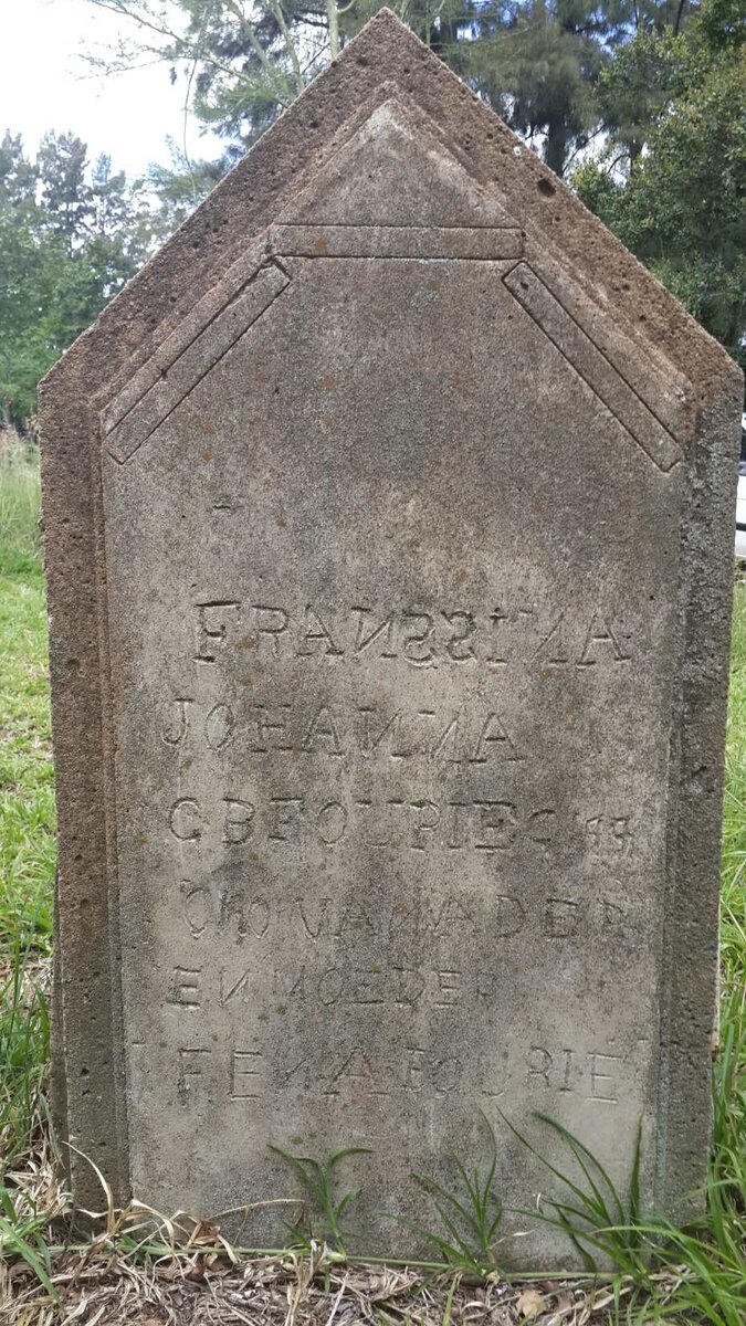 FOURIE Franssina Johanna