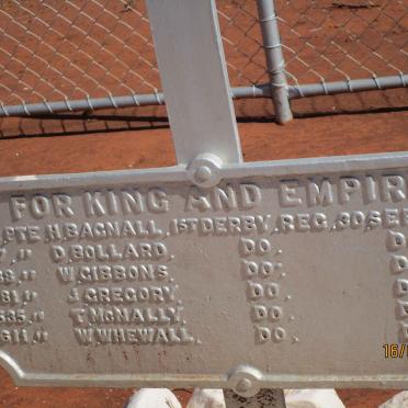 07. Memorial plaque - 1st Derby Regiment.