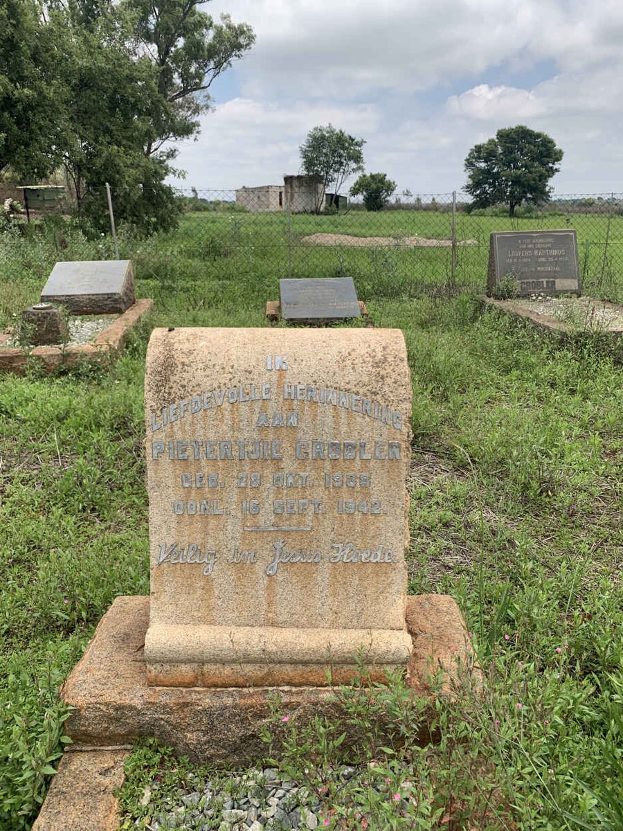 GROBLER Pietertjie 1938-1942