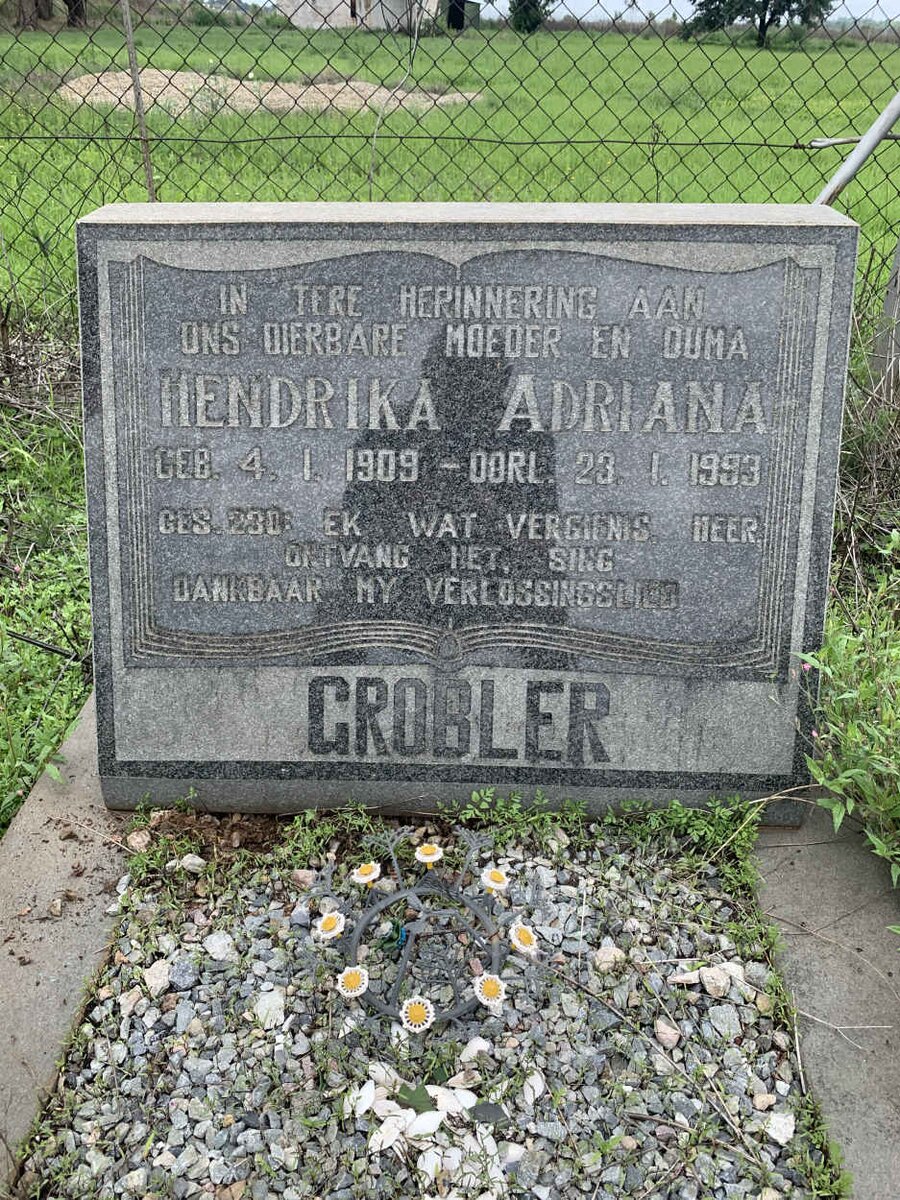 GROBLER Hendrika Adriana 1909-1993