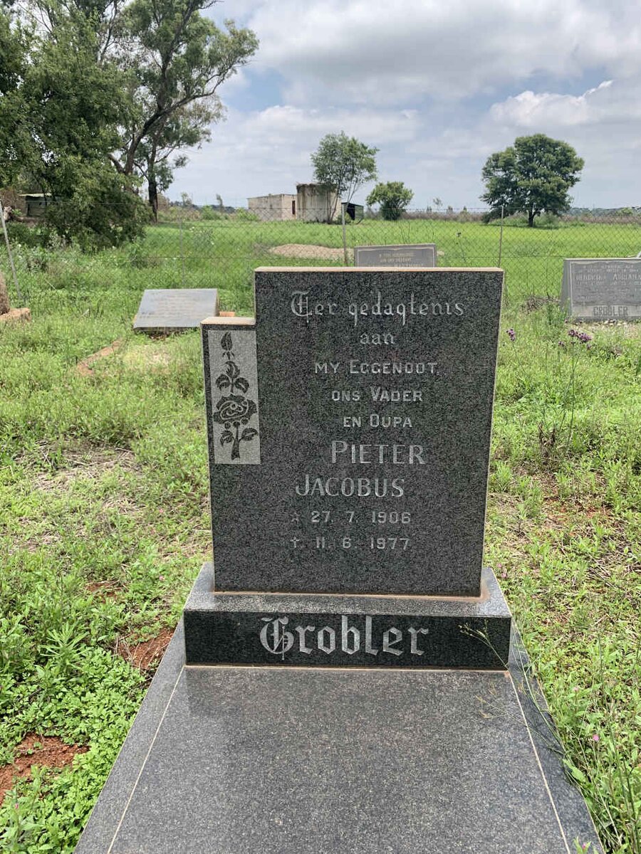 GROBLER Pieter Jacobus 1906-1977