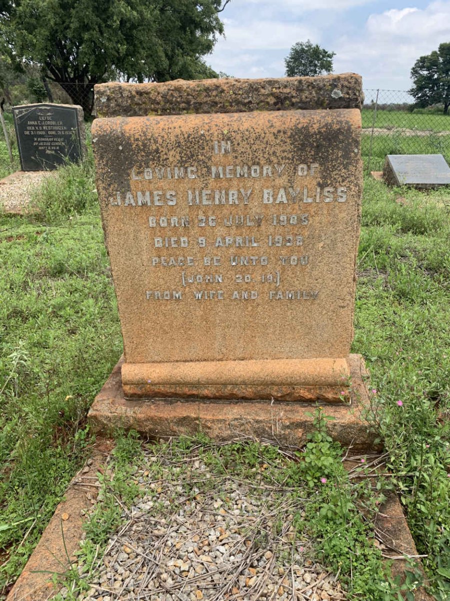 BAYLISS James Henry 1905-1938