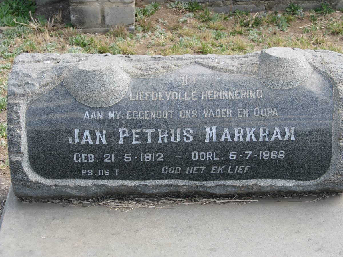 MARKRAM Jan Petrus 1912-1966