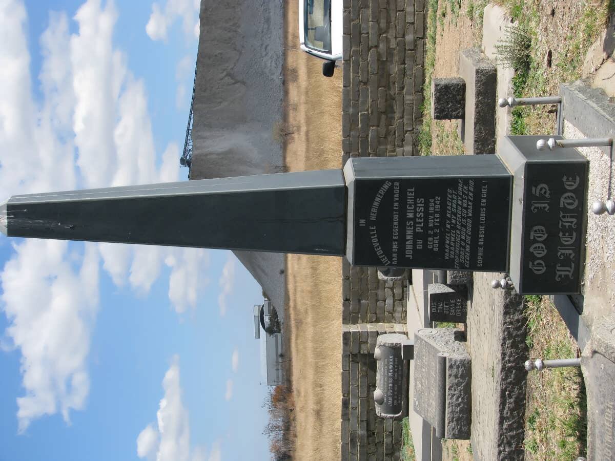 PLESSIS Johannes Michiel, du 1894-1942