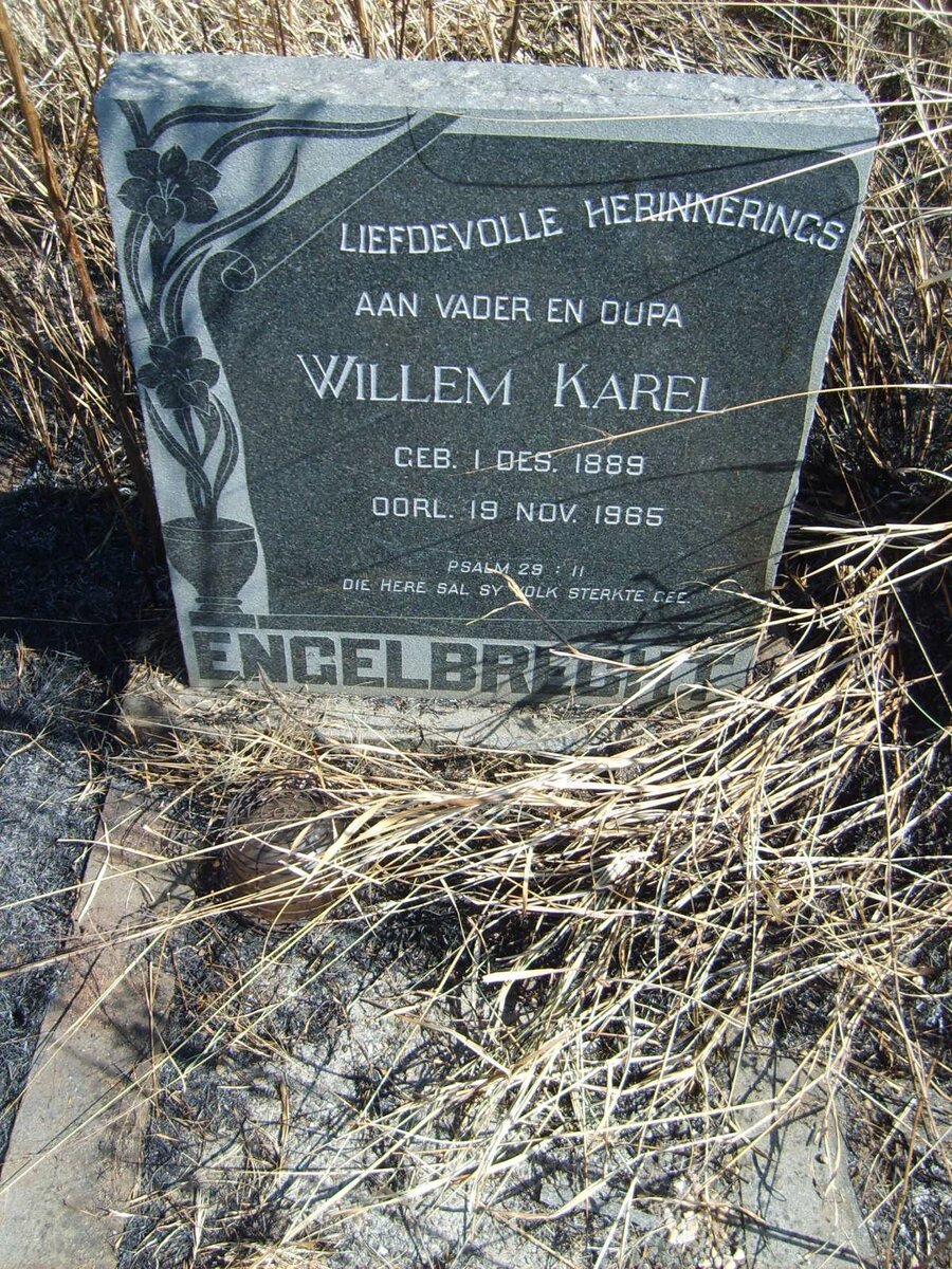 ENGELBRECHT Willem Karel 1889-1965