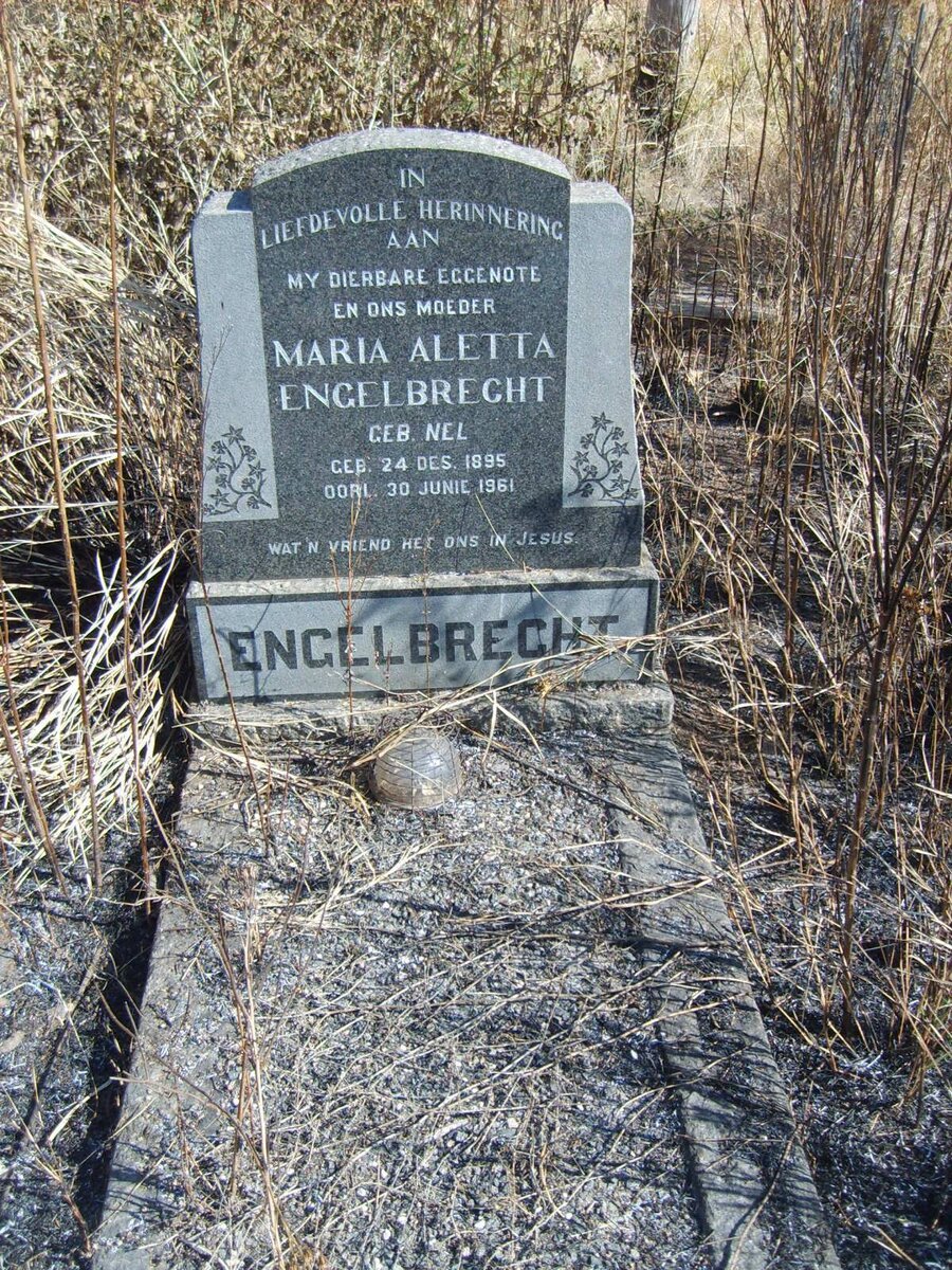 ENGELBRECHT Maria Aletta nee NEL 1895-1961