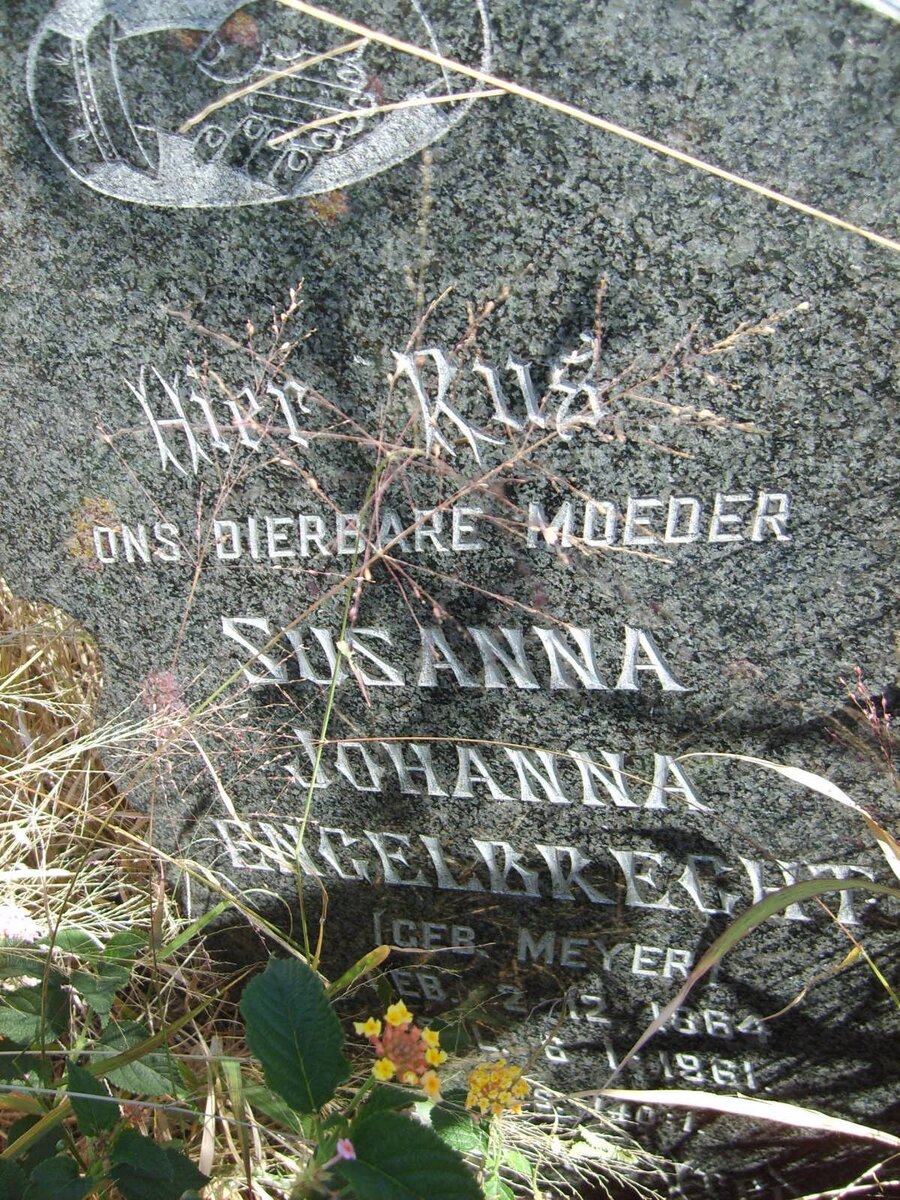 ENGELBRECHT Susanna Johanna nee MEYER 1864-1961