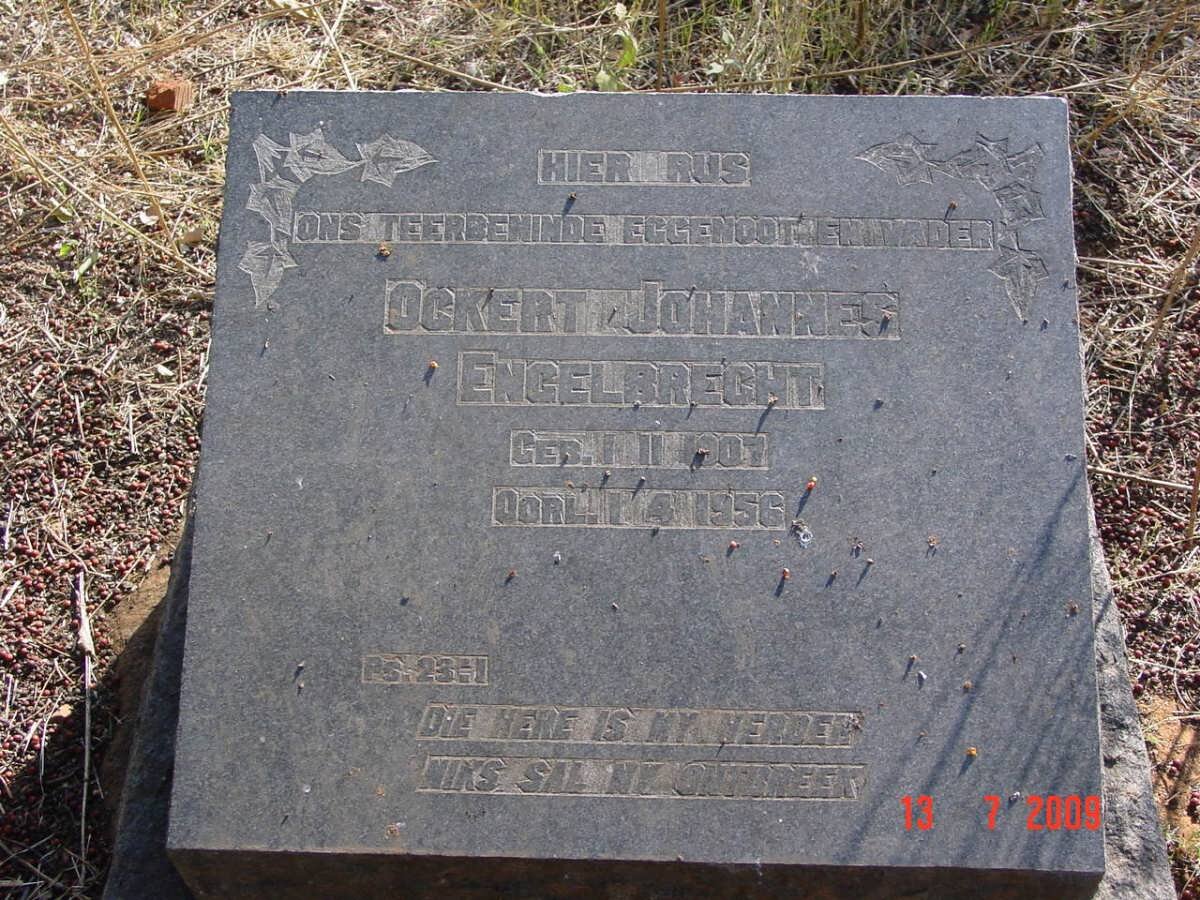 ENGELBRECHT Ockert Johannes 1907-1956