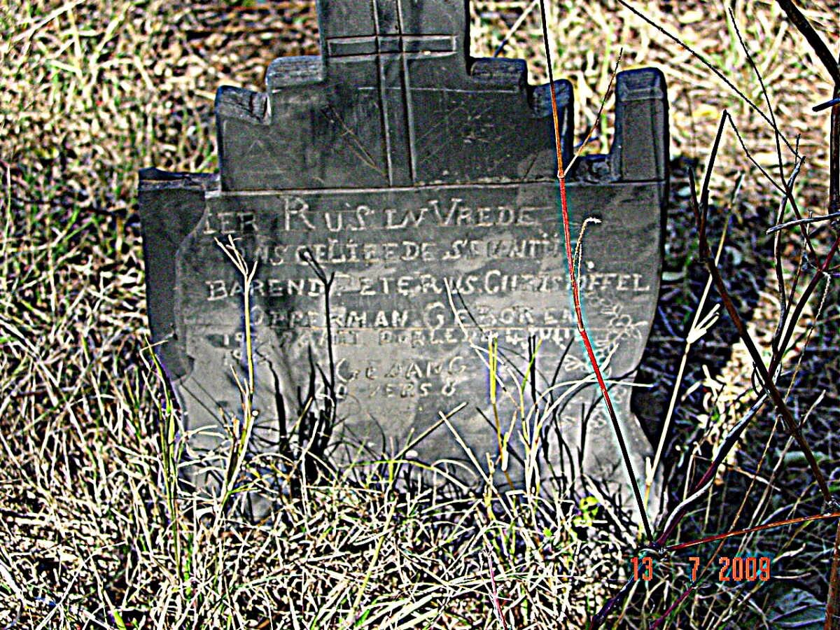 OPPERMAN Barend Eterus Christoffel