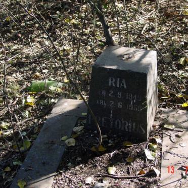 PRETORIUS Ria 1849-1950