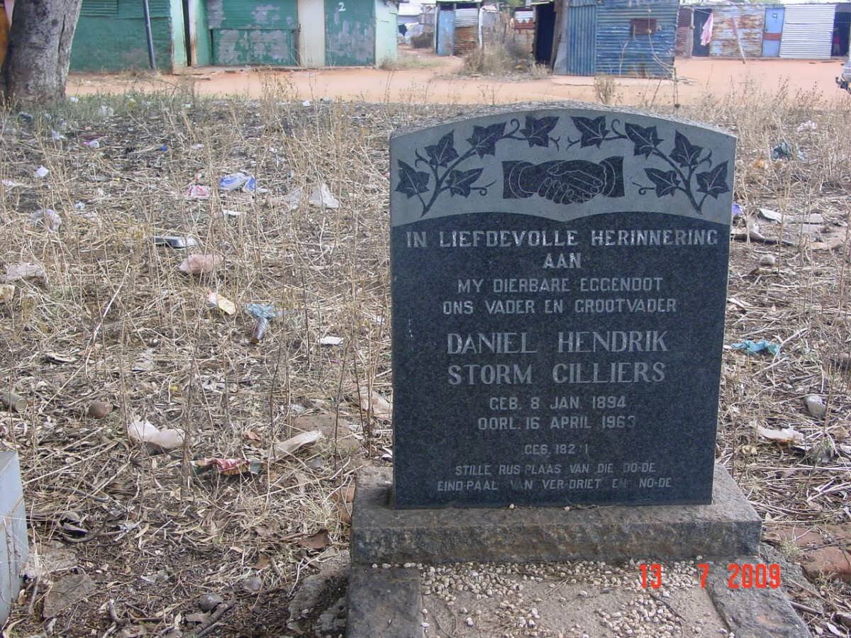 CILLIERS Daniel Hendrik Storm 1894-1963