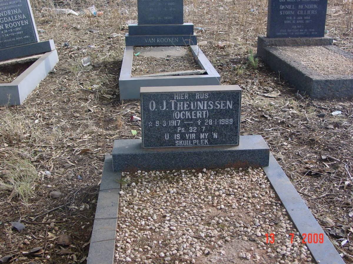 THEUNISSEN Ockert J. 1917-1989