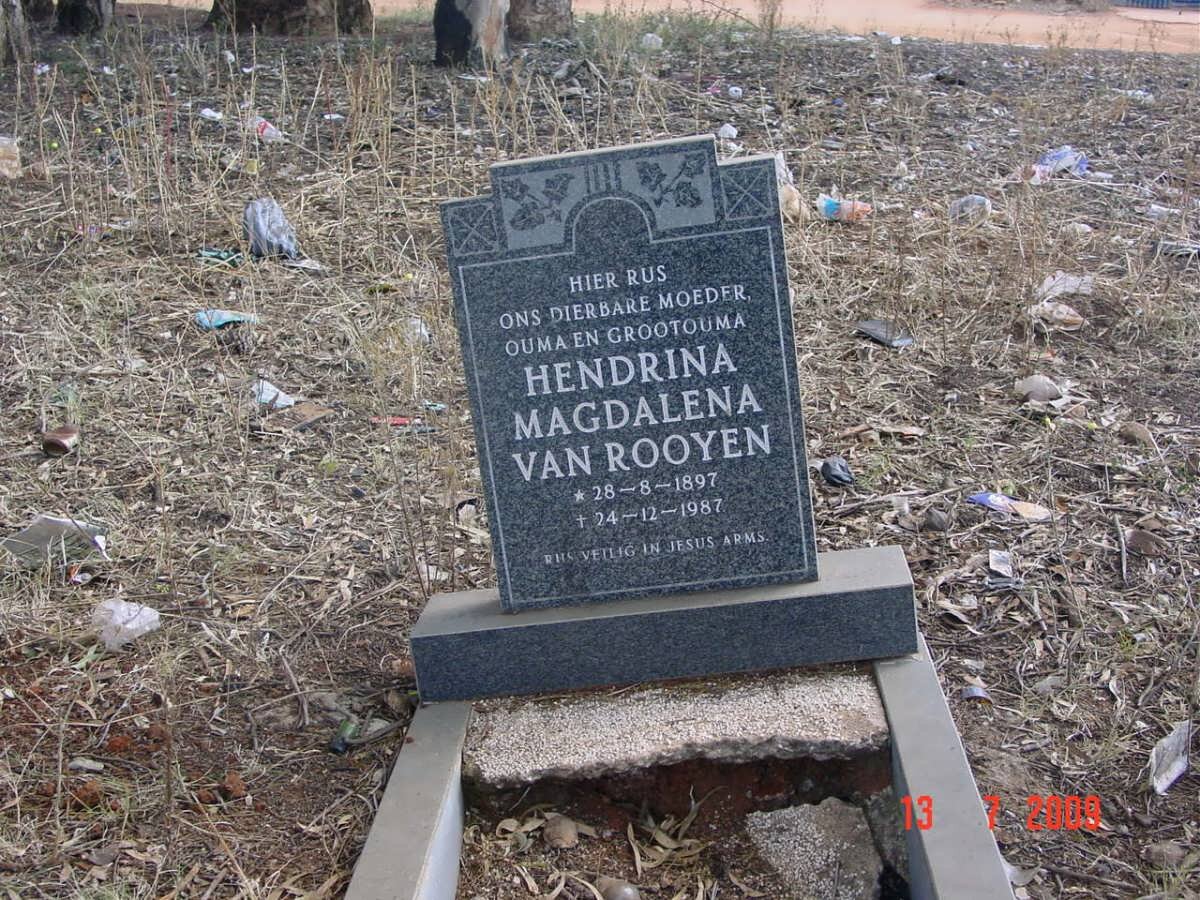 ROOYEN Hendrina Magdalena, van 1897-1987