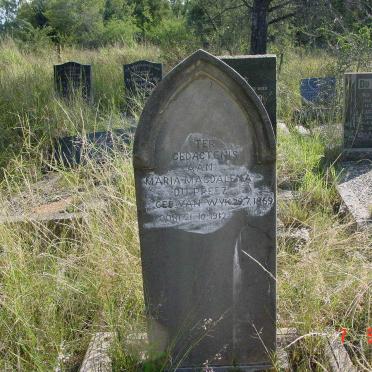 PREEZ Maria Magdalena, du nee VAN WYK 1869-1912